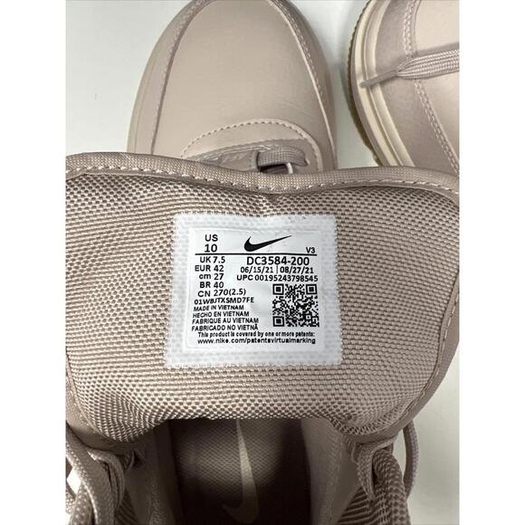 Nike Air Force Beige Nude  High Top US 10w/Box main image 9